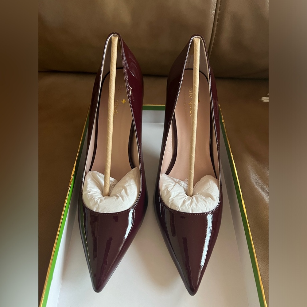 Kate Spade Vivian Patent Leather Heels, size 10 US, NWT with original box